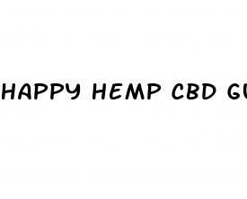 happy hemp cbd gummies dosage