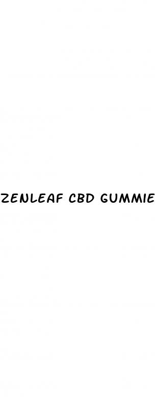 zenleaf cbd gummies for ed