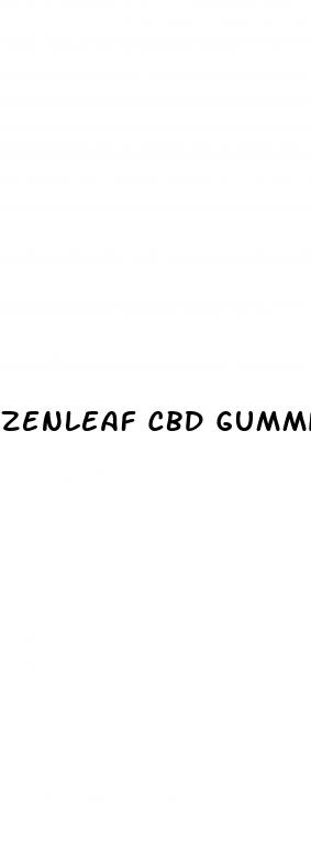 zenleaf cbd gummies cost