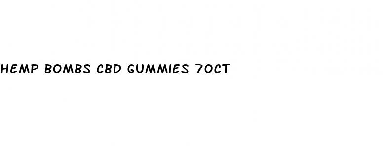 hemp bombs cbd gummies 70ct