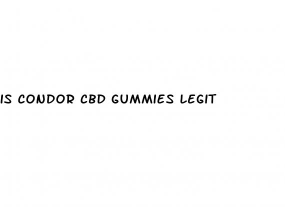 is condor cbd gummies legit