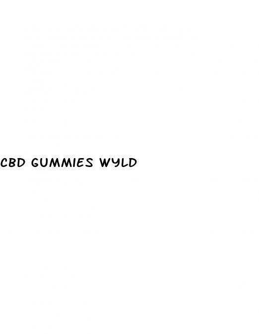 cbd gummies wyld