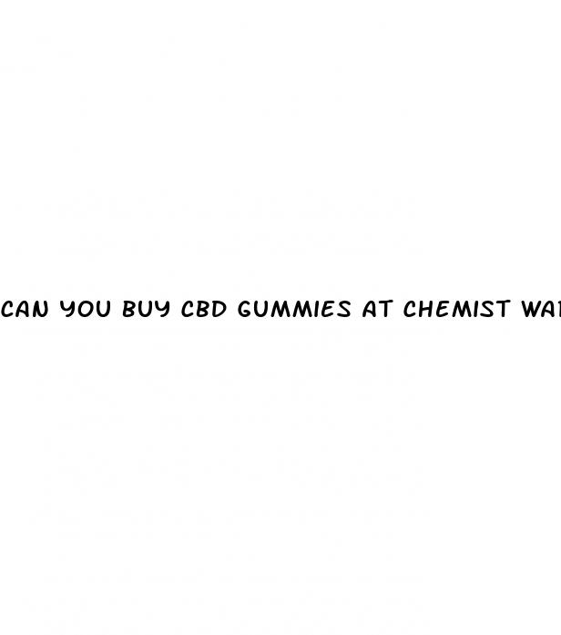 can you buy cbd gummies at chemist warehouse