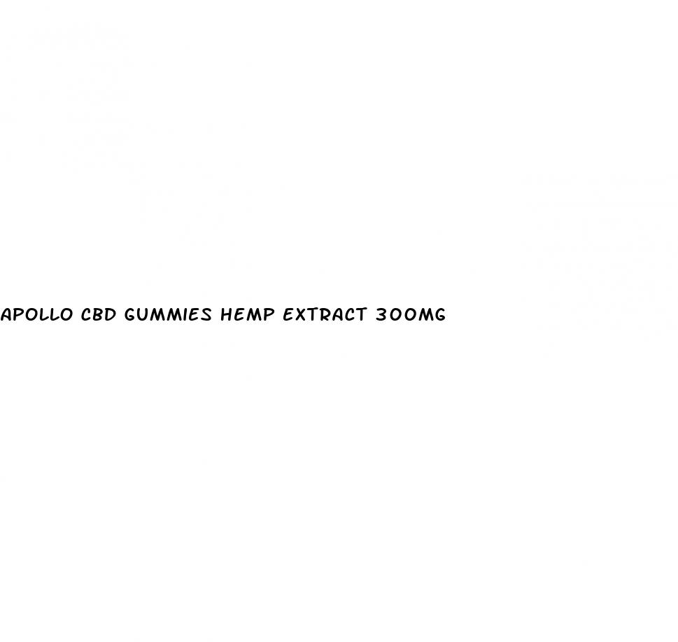 apollo cbd gummies hemp extract 300mg