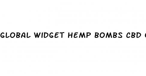 global widget hemp bombs cbd gummies