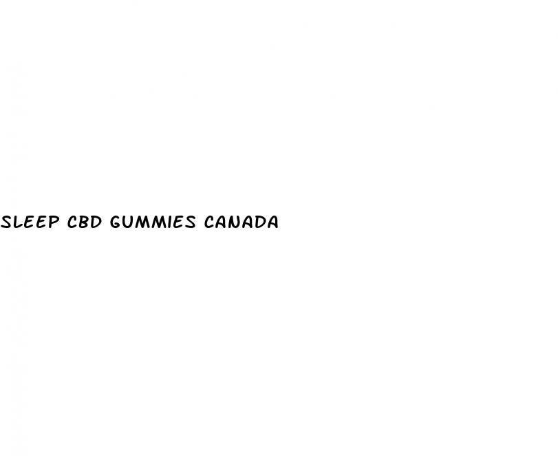 sleep cbd gummies canada