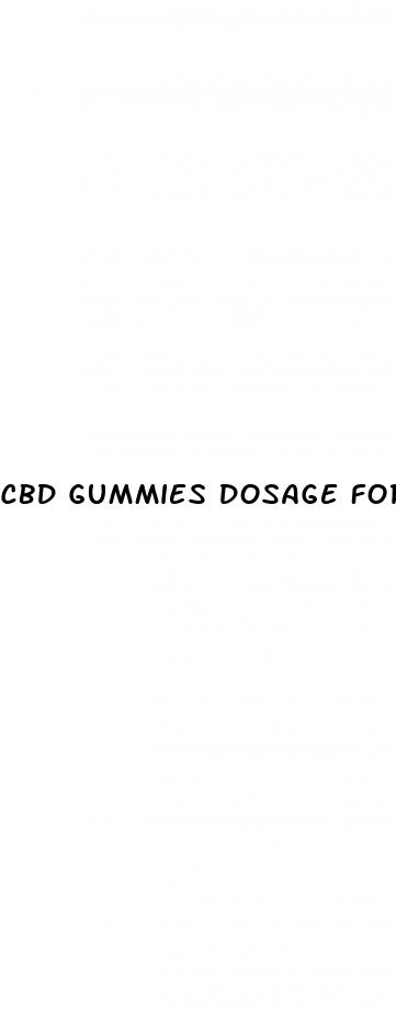 cbd gummies dosage for inflammation