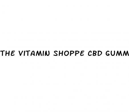 the vitamin shoppe cbd gummies