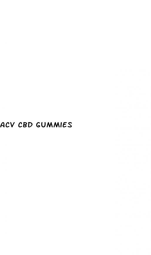 acv cbd gummies