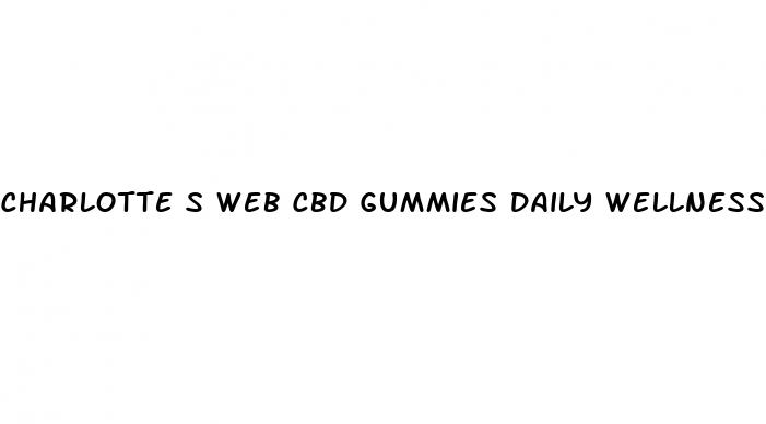 charlotte s web cbd gummies daily wellness