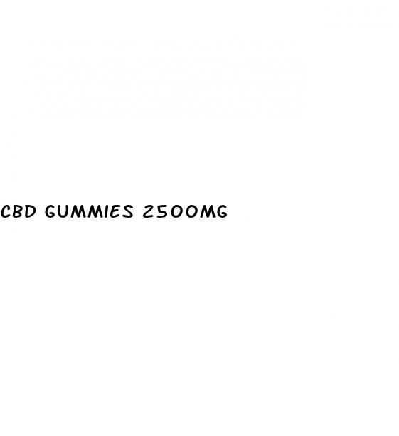 cbd gummies 2500mg