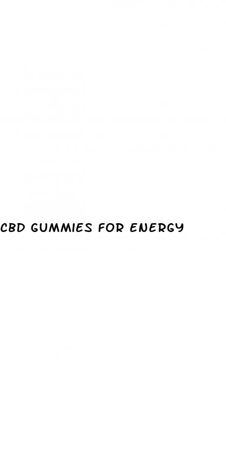 cbd gummies for energy