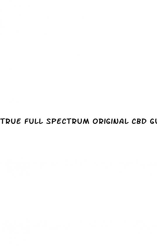 true full spectrum original cbd gummies