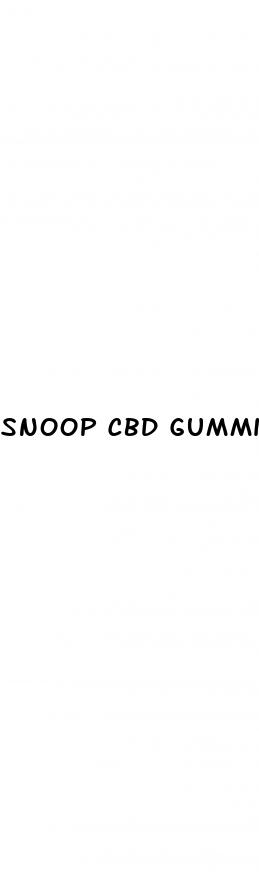 snoop cbd gummies