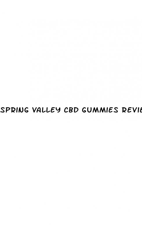 spring valley cbd gummies review