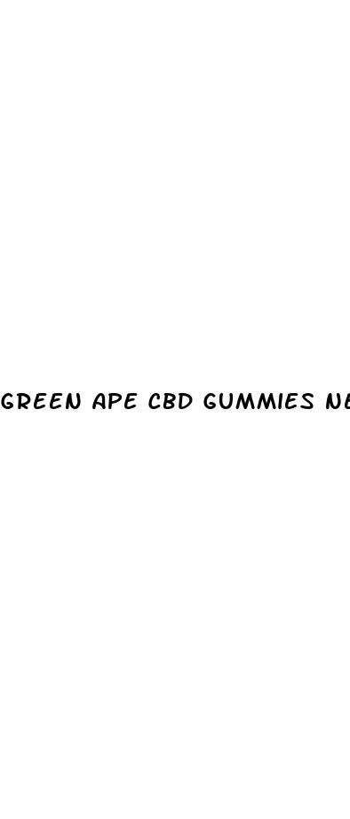 green ape cbd gummies near me