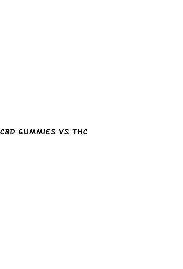 cbd gummies vs thc