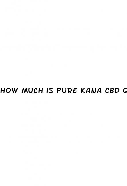 how much is pure kana cbd gummies