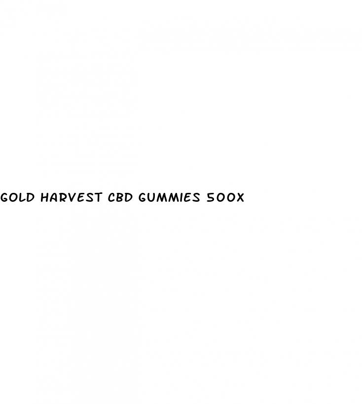 gold harvest cbd gummies 500x