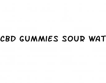 cbd gummies sour watermelon 500mg