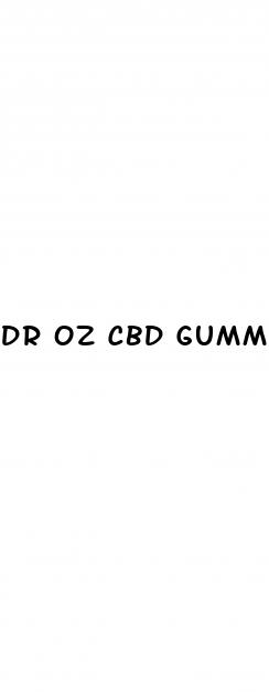 dr oz cbd gummies for blood sugar