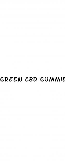 green cbd gummies price