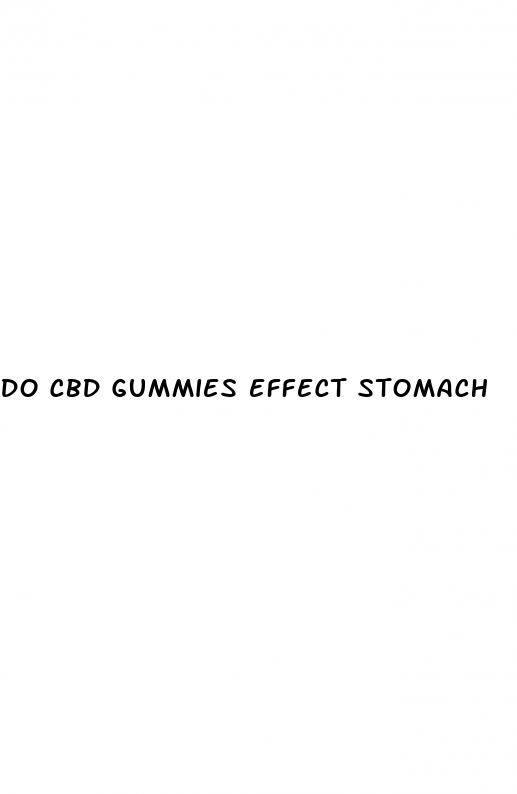 do cbd gummies effect stomach