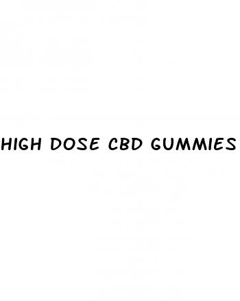 high dose cbd gummies for pain