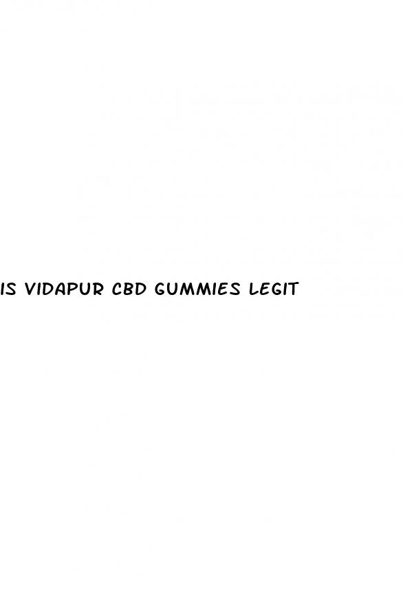 is vidapur cbd gummies legit