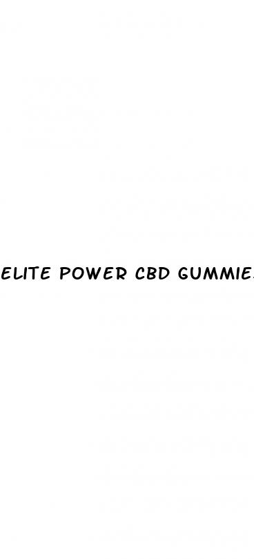 elite power cbd gummies reviews