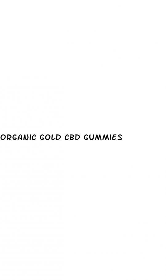 organic gold cbd gummies