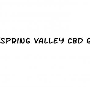 spring valley cbd gummies pure organic hemp extract 300mg