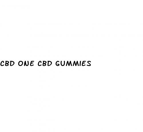 cbd one cbd gummies