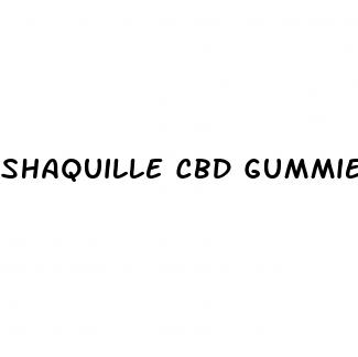 shaquille cbd gummies