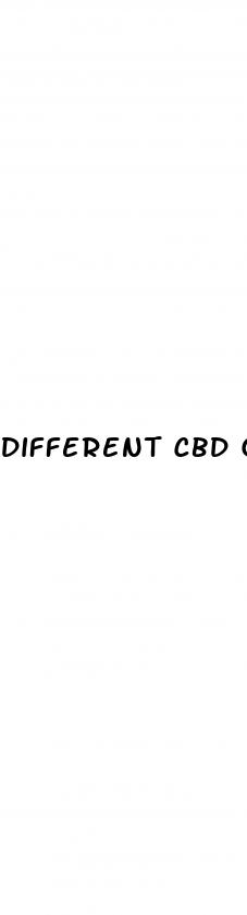 different cbd gummies