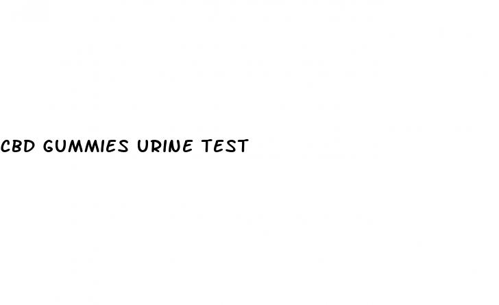 cbd gummies urine test