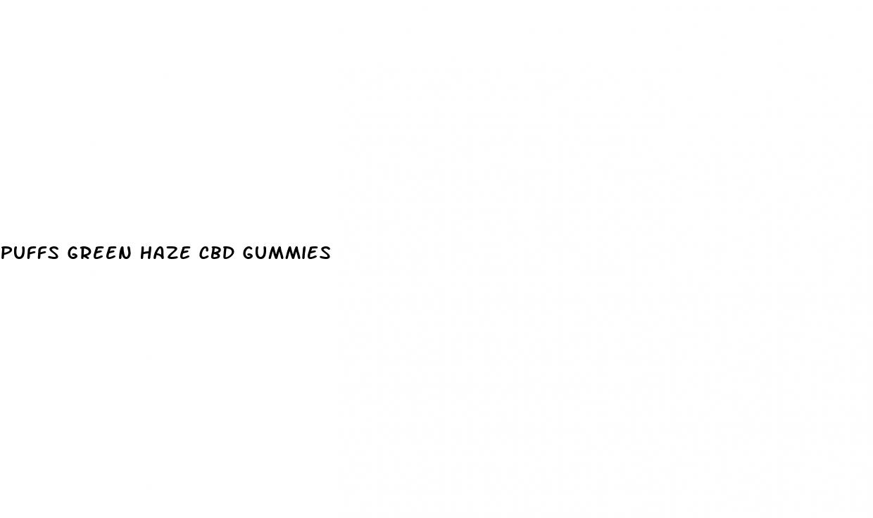 puffs green haze cbd gummies