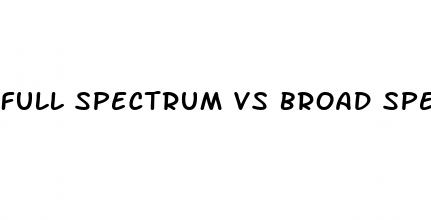 full spectrum vs broad spectrum cbd gummies