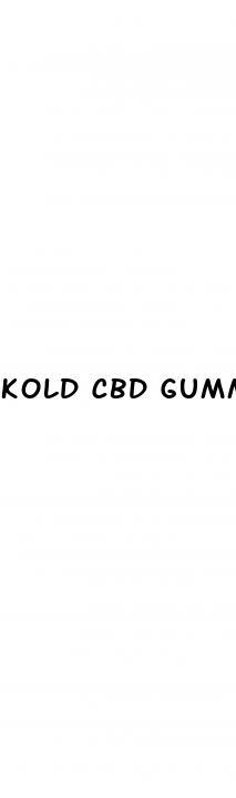 kold cbd gummies