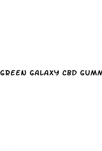 green galaxy cbd gummies reviews