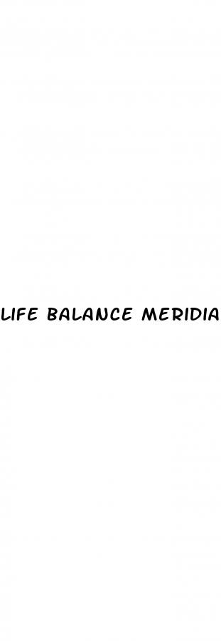 life balance meridian relief cbd gummies