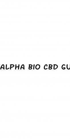 alpha bio cbd gummies