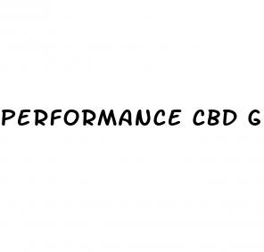 performance cbd gummies website