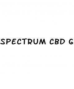 spectrum cbd gummies for ed treatment