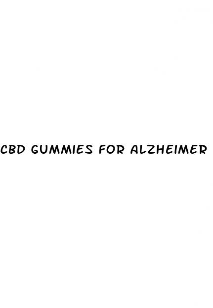 cbd gummies for alzheimer s agitation