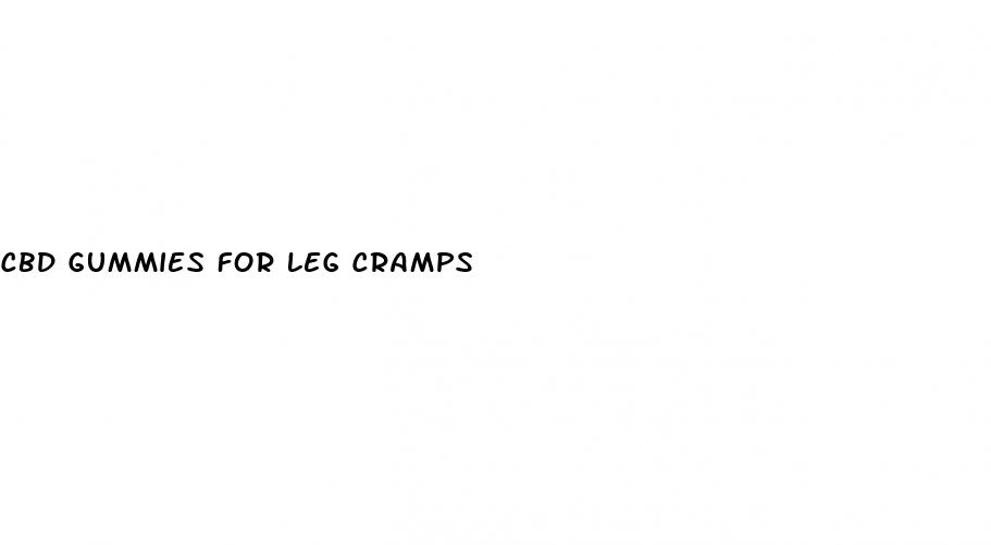 cbd gummies for leg cramps