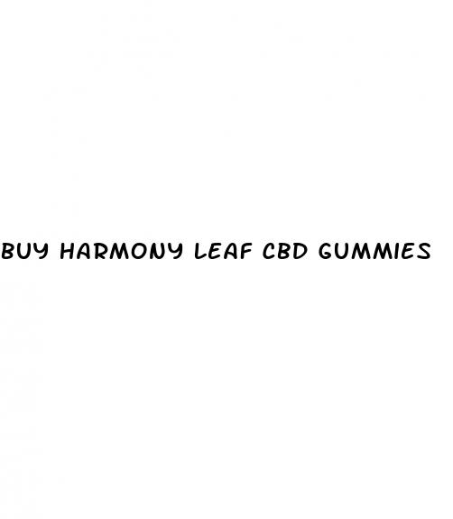 buy harmony leaf cbd gummies