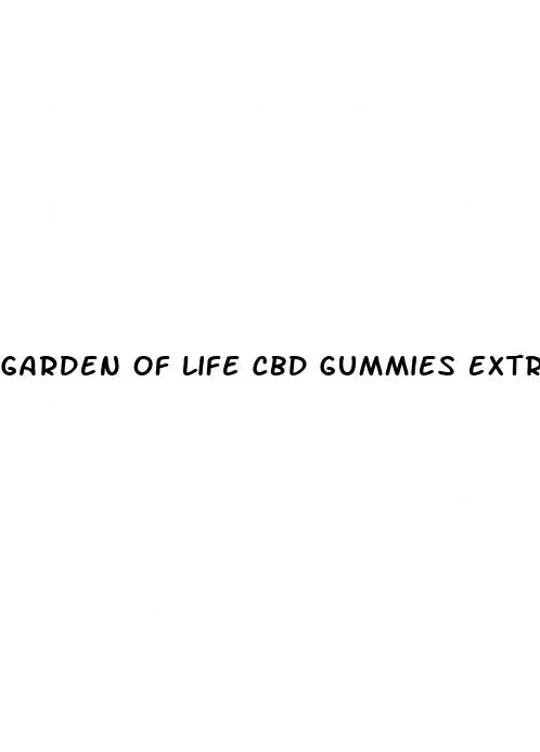 garden of life cbd gummies extra strength reviews