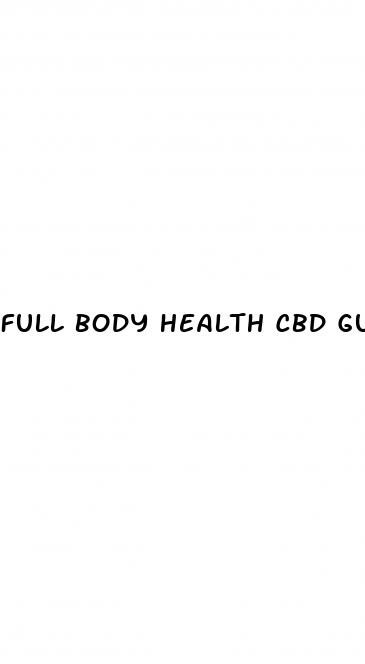 full body health cbd gummies for penile growth