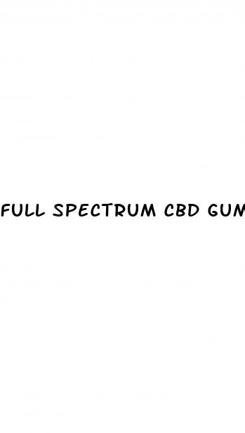 full spectrum cbd gummies for sleep